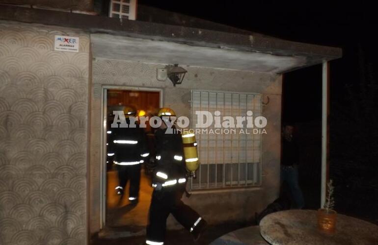 Una dotación con un móvil trabajaban en el lugar pero la situación estaba controlada