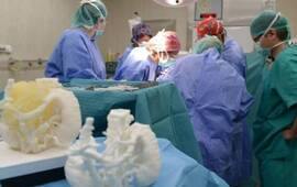 Las técnicas 3D se usan cada vez más en cirugías complejas a nivel mundial. Foto: Hospital Sant Joan de Déu de Barcelona