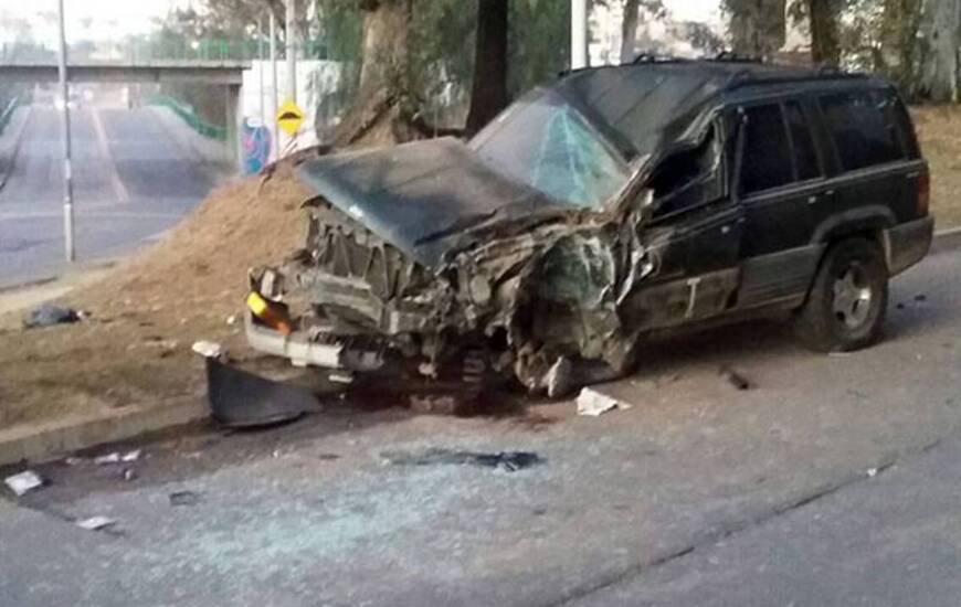 En Córdoba. El choque fatal se produjo en Costanera y Sagrada Familia.
