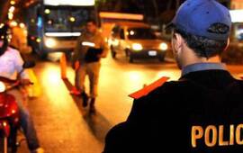 Los controles de alcoholemia se intensificarán hasta la madrugada del martes, inclusive. Foto Twitter OdP