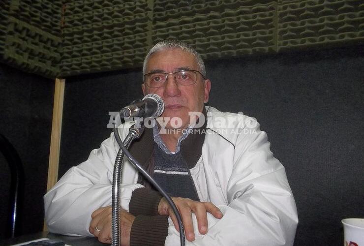 Eduardo Carlucci, presidente de la comisión directiva de Bomberos Voluntarios Arroyo Seco. Foto: Archivo AD