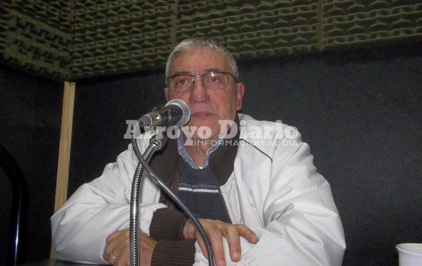 Eduardo Carlucci, presidente de la comisión directiva de Bomberos Voluntarios Arroyo Seco. Foto: Archivo AD