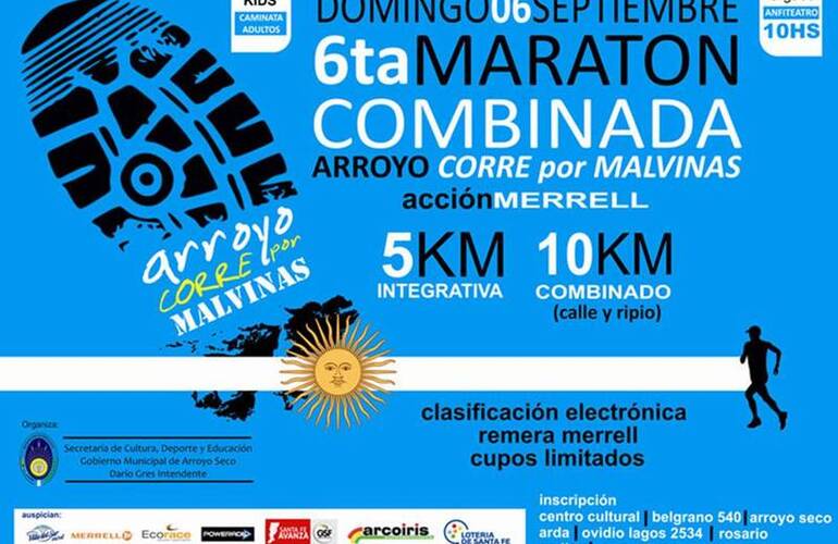 6ta Maratón Combinada Arroyo Corre por MALVINAS