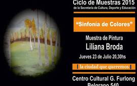Inauguración de la muestra Sinfonía de Colores.