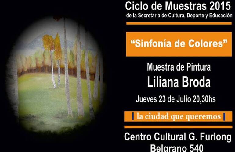 Inauguración de la muestra Sinfonía de Colores.