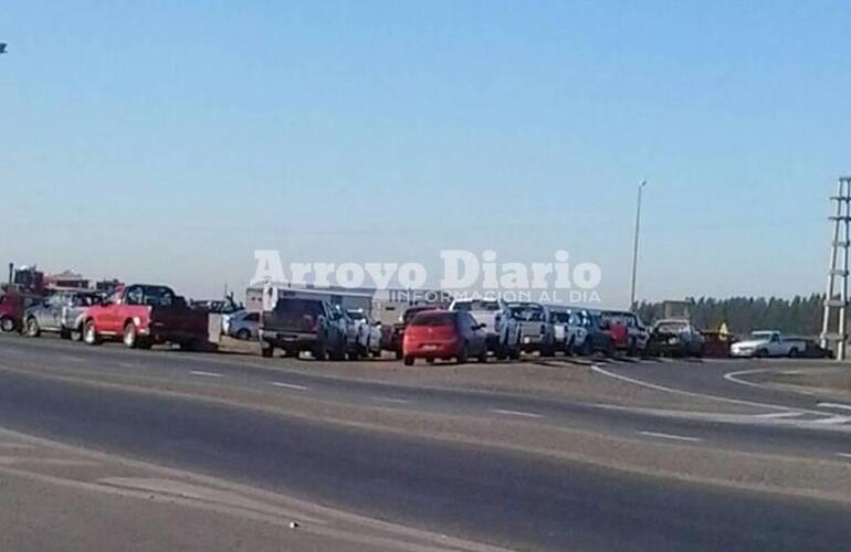 Manifestaci&oacute;n y corte. Los productores ya realizaron una jornada con la consigna "No maten al campo". Foto: Archivo AD
