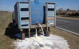 Tamberos tiran la producción y Atilra llama a un paro nacional