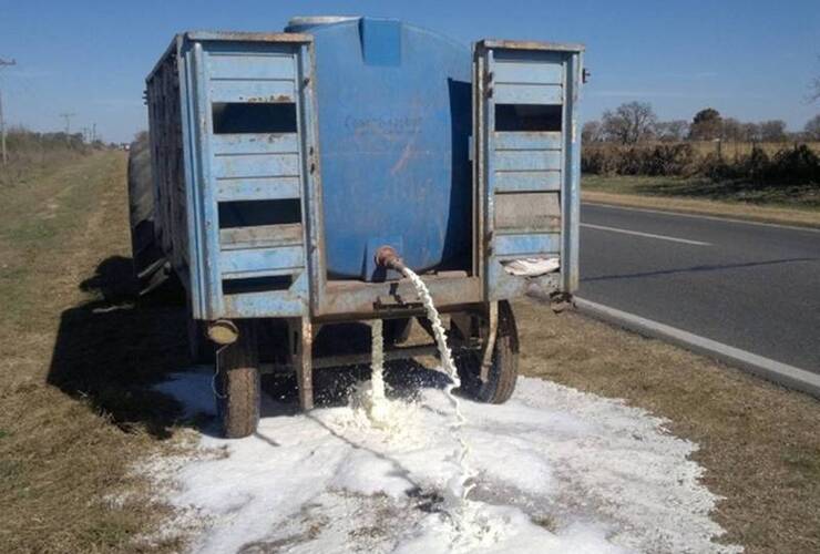 Tamberos tiran la producción y Atilra llama a un paro nacional