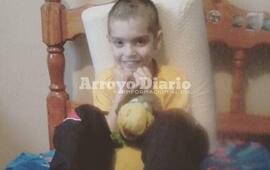 Thiago, estuvo 24 días internado y finalmente hoy ya está en su casa