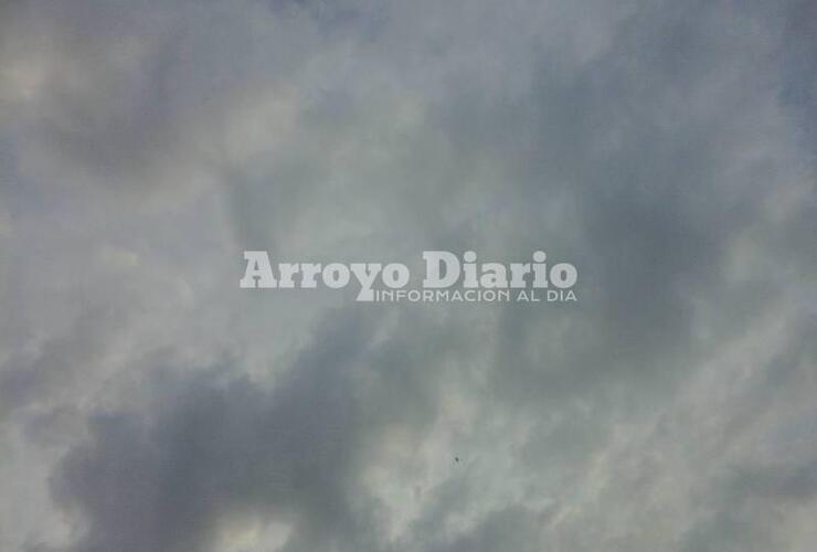 Nublado. Así está el cielo en Arroyo Seco