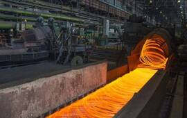 La acería Acindar. El conflicto se desató por un paro en Colado Continuo. Foto: Diario El Norte