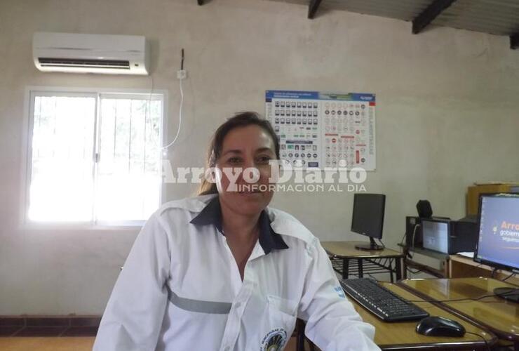 María Báez, inspectora agredida. Foto: Archivo AD María Báez, inspectora agredida. Foto: Archivo AD