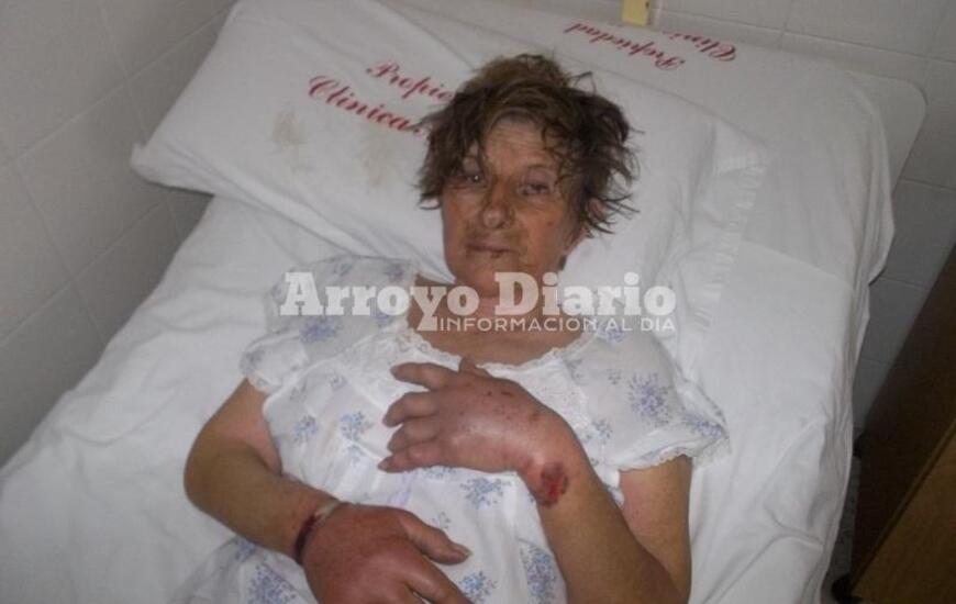 Margarita Villalba en la Clínica Martins