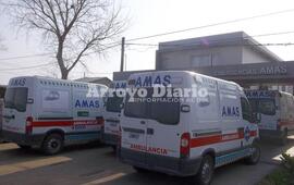 Personal de AMAS informó que el chofer atendido presentaba: traumatismo cerrado de tórax y de miembro superior