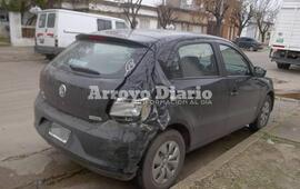 Así quedó el Gol Trend tras el accidente