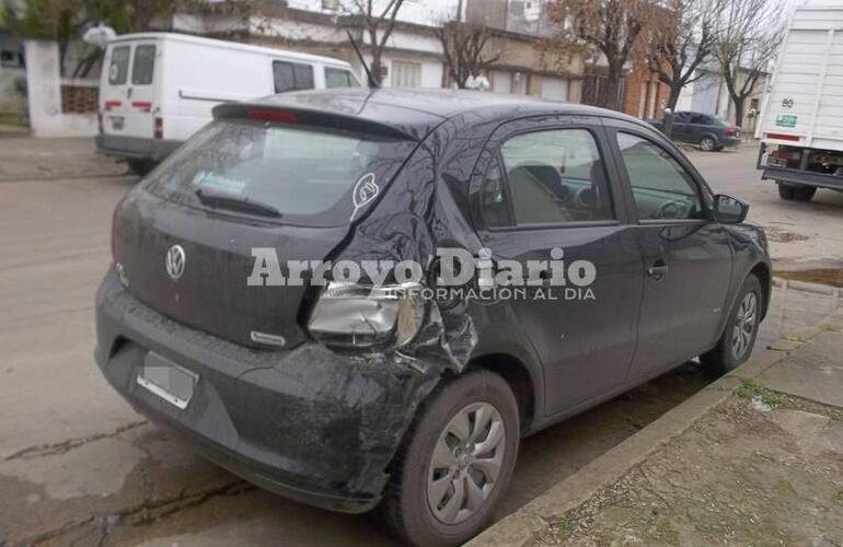 Así quedó el Gol Trend tras el accidente