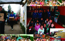 Imagen de El grupo de monaguillos de la parroquia entregó donaciones
