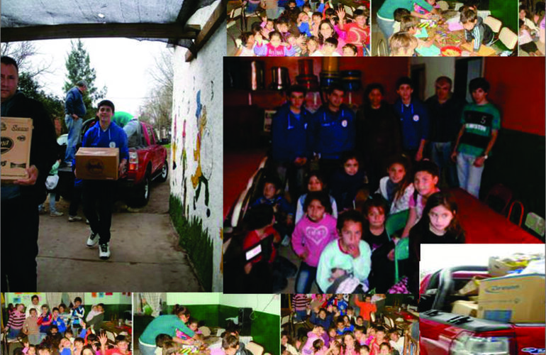 Imagen de El grupo de monaguillos de la parroquia entreg&oacute; donaciones