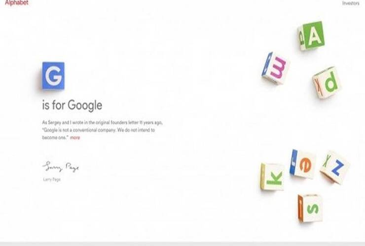 Google ahora se llama Alphabet