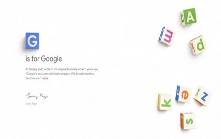 Google ahora se llama Alphabet
