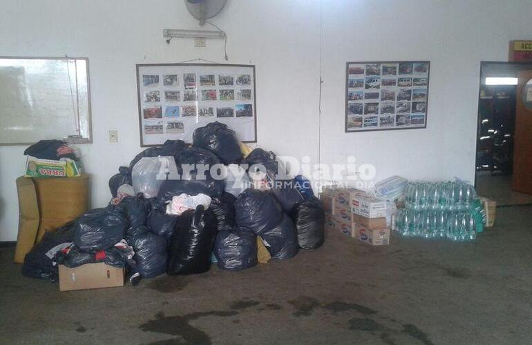 Las donaciones se reciben en el cuartel durante las 24 horas y hasta el viernes inclusive