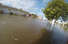 Sanford vive la peor inundación en su historia. Foto: Gentileza Marcos Paván. Archivo AD