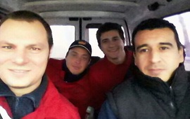 Iván Matteo, Miguel Abraham, Gabriel Rosetti y Esteban Grossi