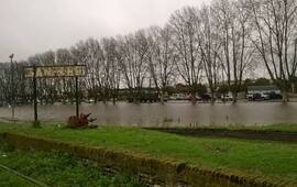 Sanford. La comuna más afectada de Santa Fe por el temporal. Foto: Rosario3.com