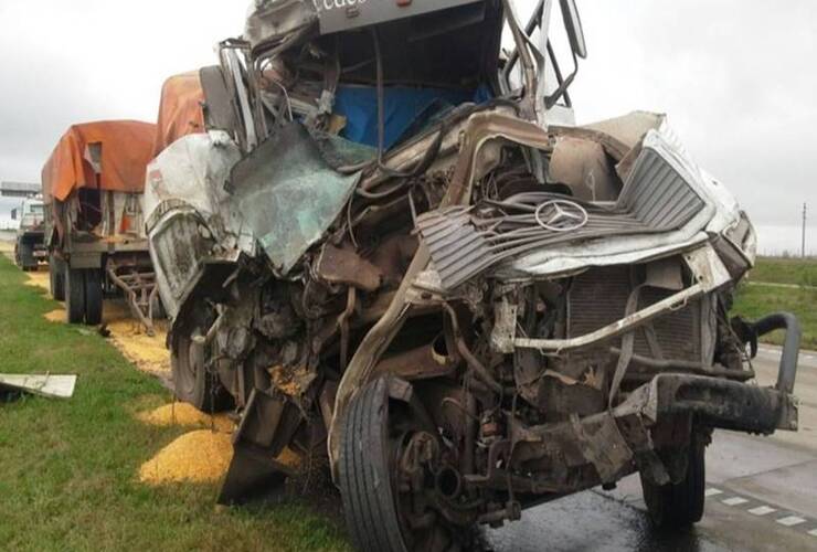 Tres heridos. Accidente en cadena en la autopista a Córdoba