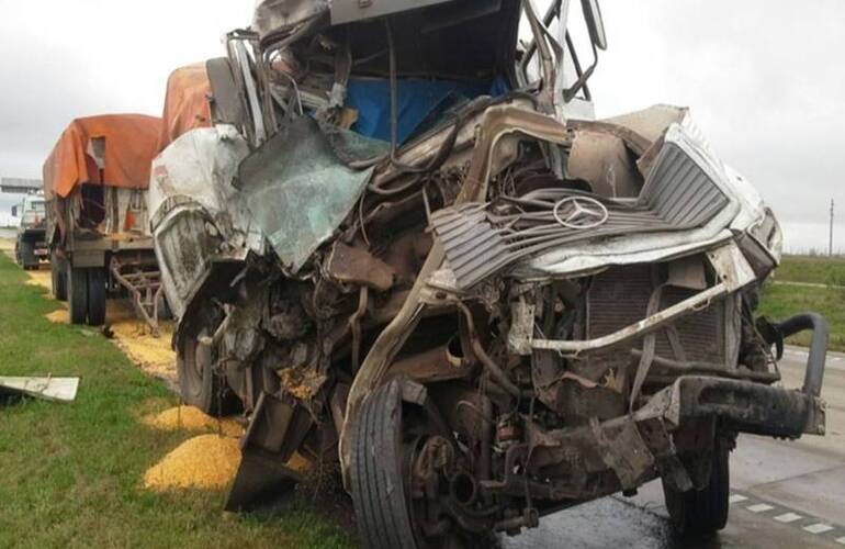Tres heridos. Accidente en cadena en la autopista a Córdoba