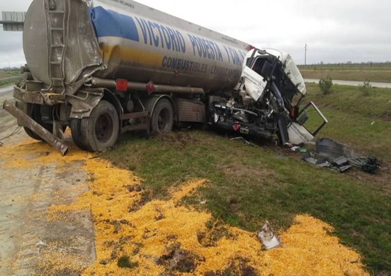 Tres heridos. Accidente en cadena en la autopista a Córdoba
