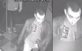 Gerardo al salir del boliche de Tucumán y Mitre. Foto: captura de pantalla video El Tres