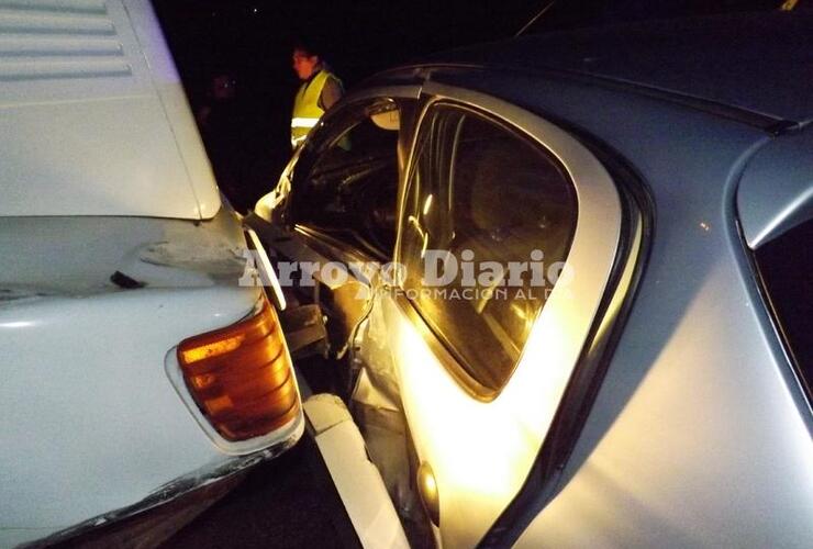 El accidente ocurrió por Ruta 21 a la altura del Cementerio "San Roque"