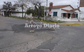 Imagen de Ahora sí!: repararon el bache de 1º de Mayo y Libertad