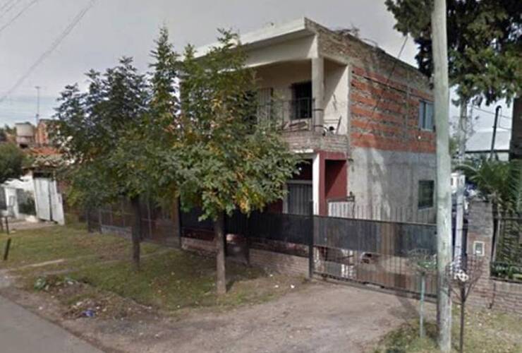 La casa donde ocurrió el doble crimen. Imagen: captura de Street View