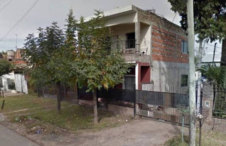 La casa donde ocurrió el doble crimen. Imagen: captura de Street View