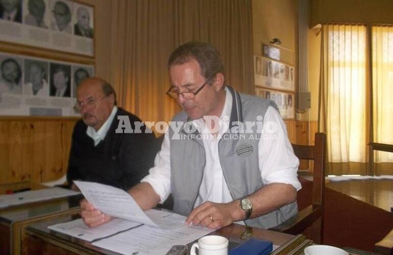 Daniel Tonelli durante su exposición del pasado martes durante la sesión pública.