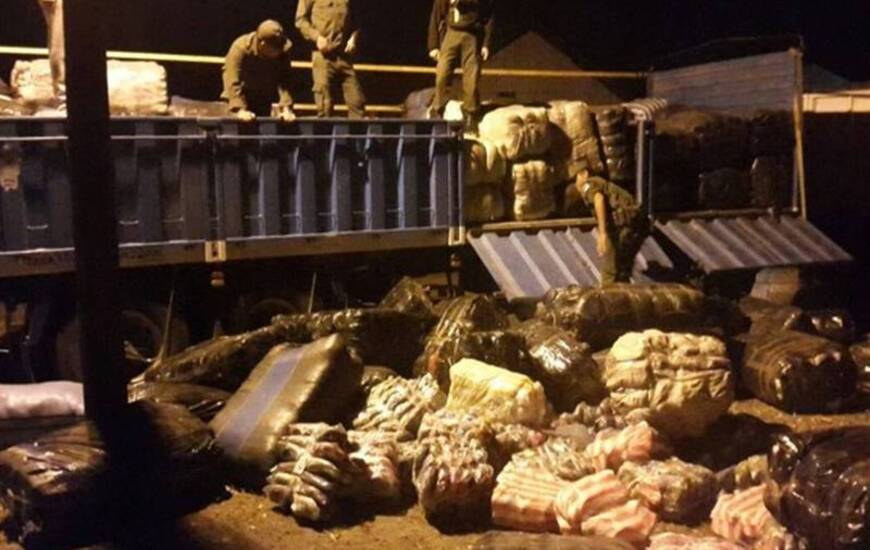 Gendarmería secuestró 32 millones de pesos en mercadería.