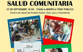 Imagen de Charla abierta sobre Salud Comunitaria