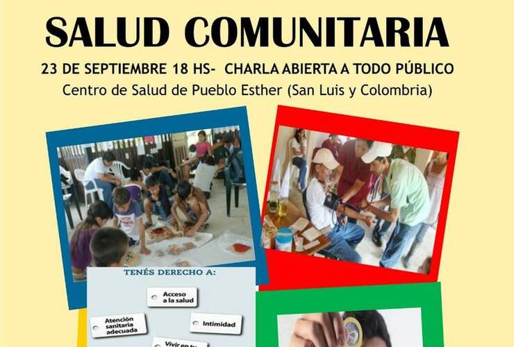 Imagen de Charla abierta sobre Salud Comunitaria