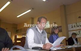 Daniel Tonelli durante la presentación de uno de los proyectos este martes en el Concejo.
