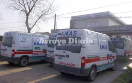 AMAS Uni&oacute;n Emergencias Regionales S.A Ren&eacute; Favaloro 566- (2128) Arroyo Seco - Santa Fe Tel.: 03402-421590