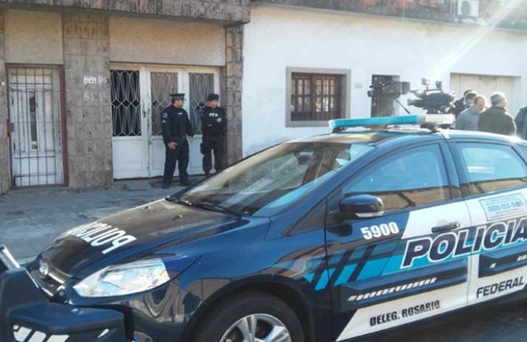 La vivienda donde funcionaba el taller, en la zona sur de Rosario. Foto: S.Meccia