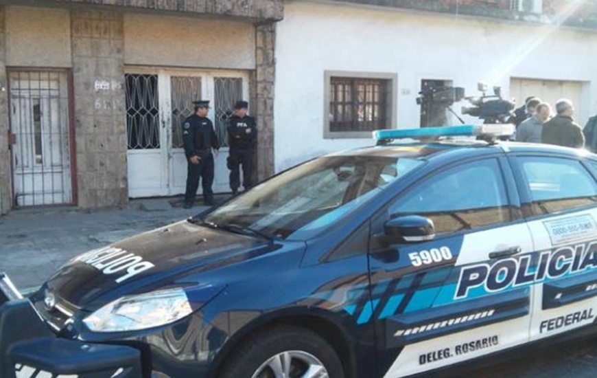 La vivienda donde funcionaba el taller, en la zona sur de Rosario. Foto: S.Meccia