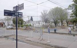Calle Belgrano permanece habilitada al tránsito vehicular de forma parcial. Mientras que Juan B. Justo está cerrada al tránsito entre las calles Belgrano y Moreno.