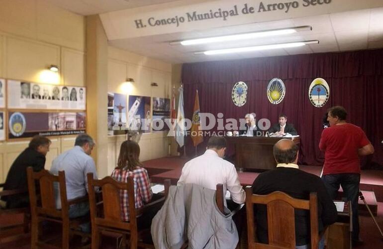 Los concejales este martes en plena sesión pública