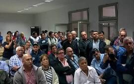 Varios sindicatos se reunieron en la sede local de la UOM.