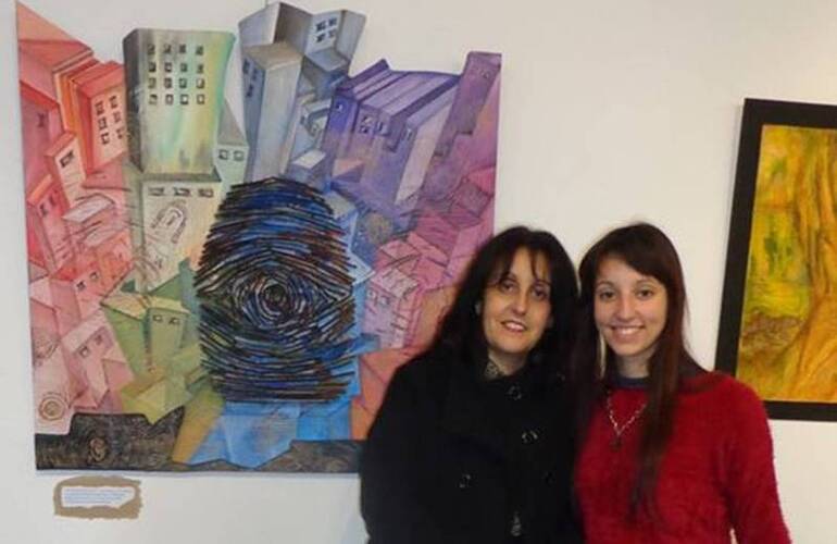 Alicia M&oacute;nica Ayuso y Karen De Giacomo. Foto: Facebook