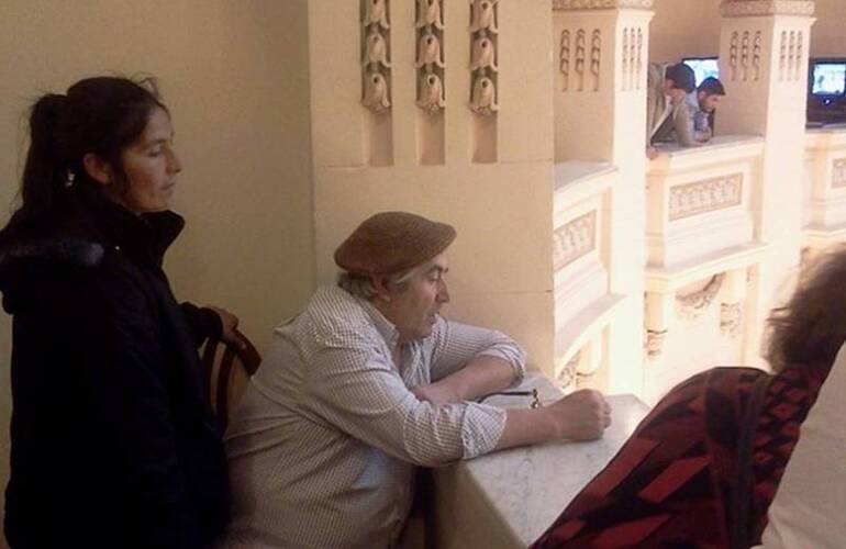 Isabel y Mingo, en la sesión de este jueves. Foto: Rosario3.com