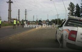 Imagen de Gendarmería y Tránsito sobre Ruta 21